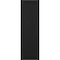Ekena Millwork True Fit PVC Two Equal Panel Farmhouse Fixed Mount Shutters w/ Z-Bar, Black , 12W x 45H, PR TFP102FH12X045BL - alternate 2